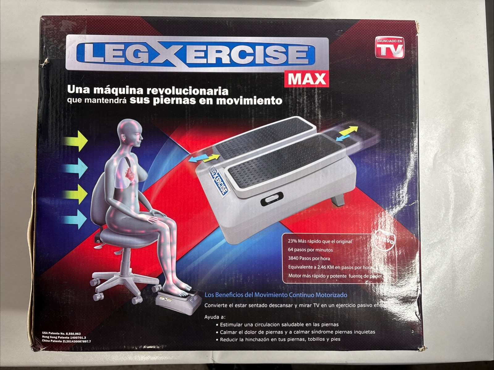 LegXercise Max LEGX-011 Motorized Leg Activator Exercise Machine TESTED Working