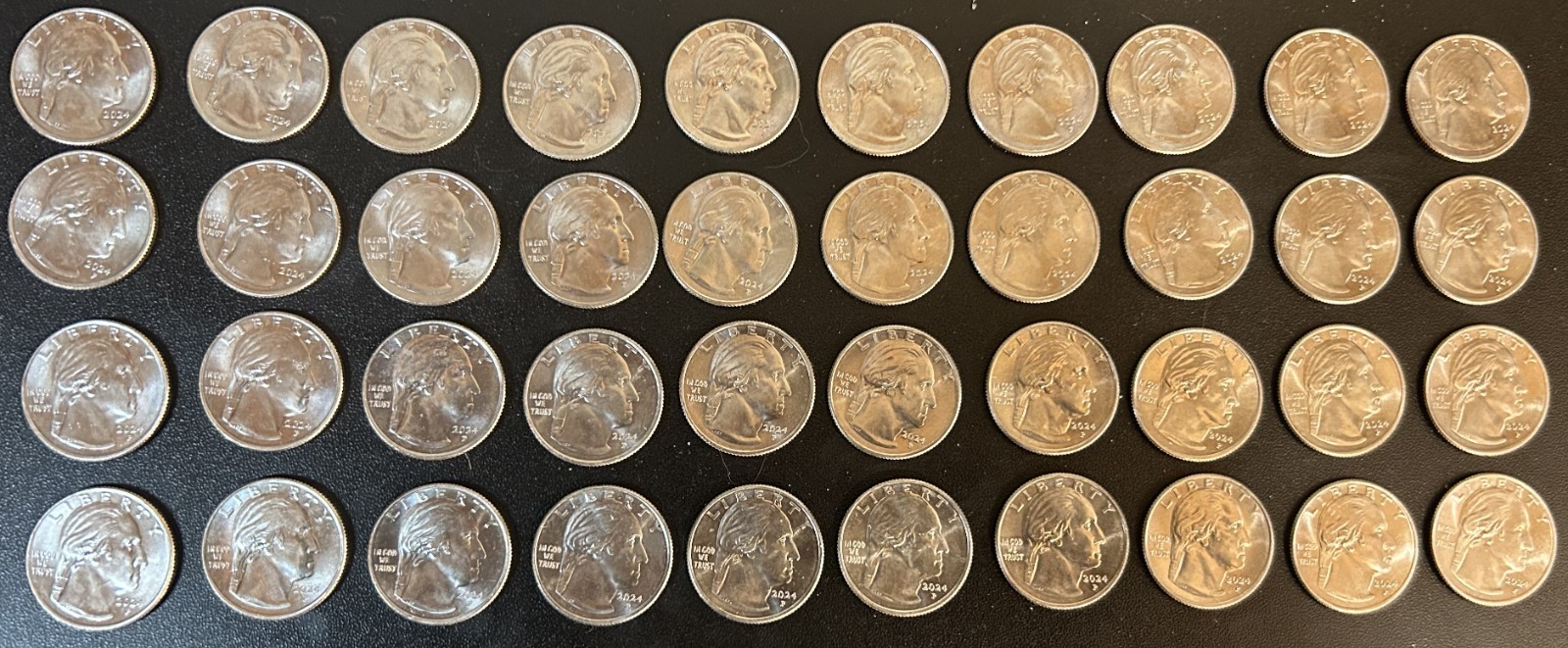Lot of (40) BU 2024-P "Dr. Mary Walker" Quarters Each w/DDO in LIBERTY, IGWT