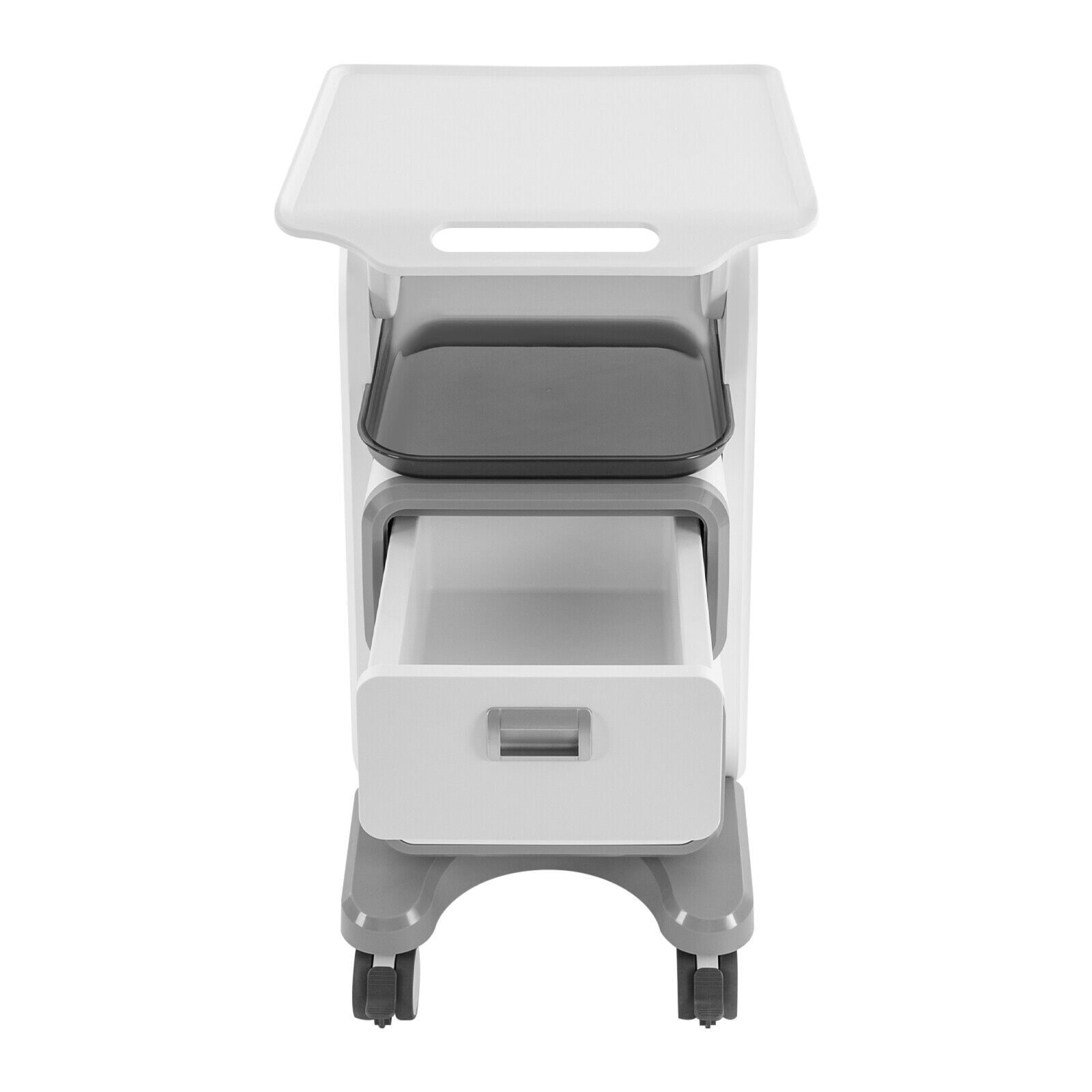 Dental Cabinet Mobile Cart 2 Drawers Stainless Steel Storage Cabinet with wheels