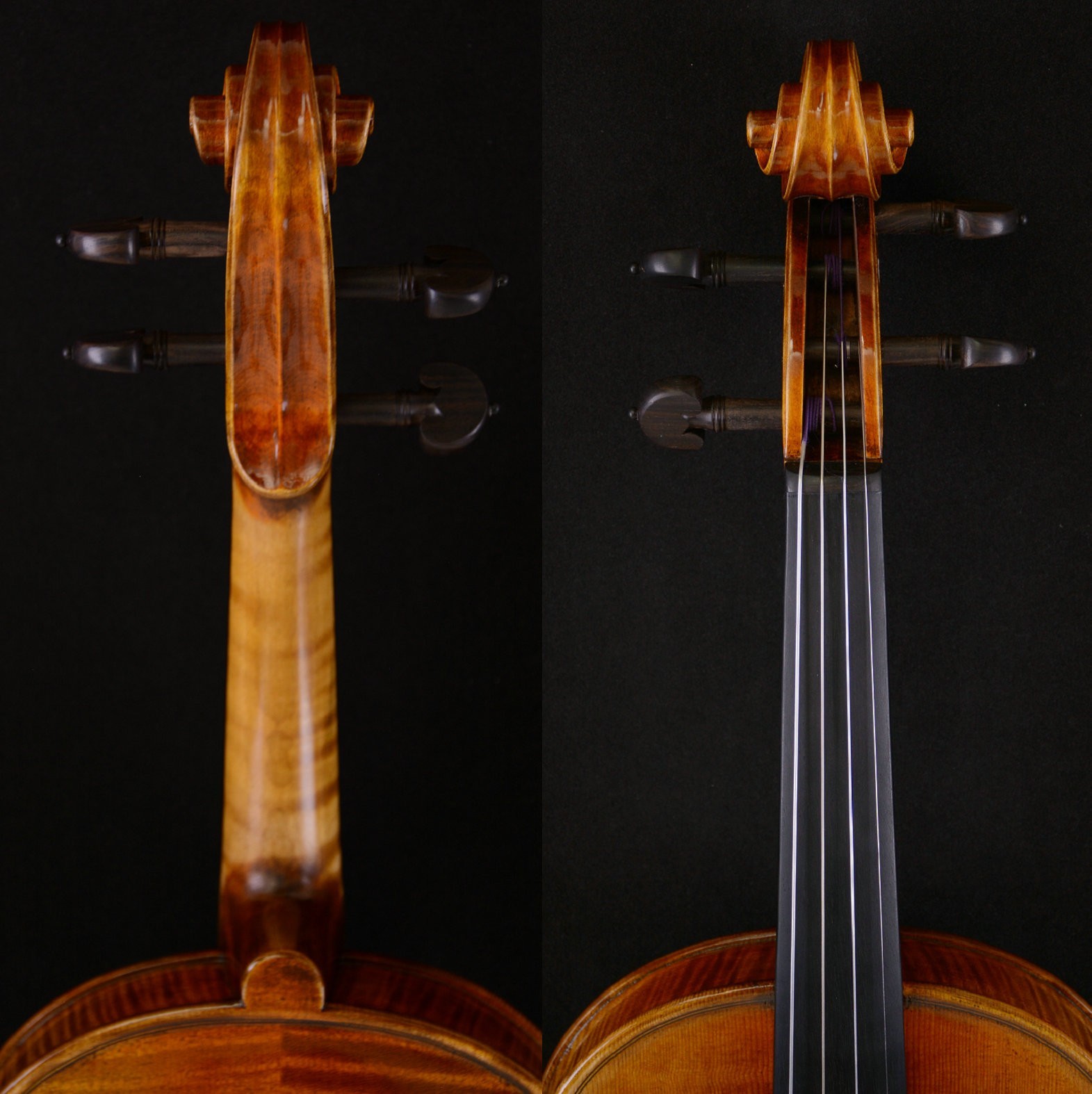 A Fine Master Violin Guarneri del Gesu 1743 Cannone Violin Fantastic Sound W-04