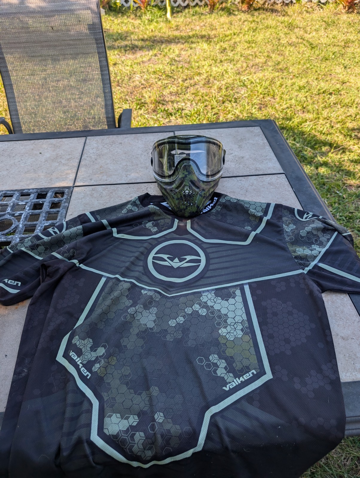 Invert Avatar Goggles Digi Camo With Valken Jersey XL