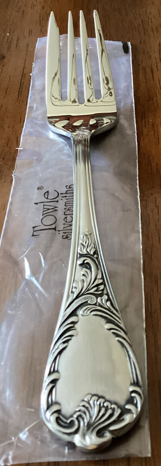 Towle OLD VIENNA Salad Fork Germany 18/10 Vintage Stainless Flatware Excellent