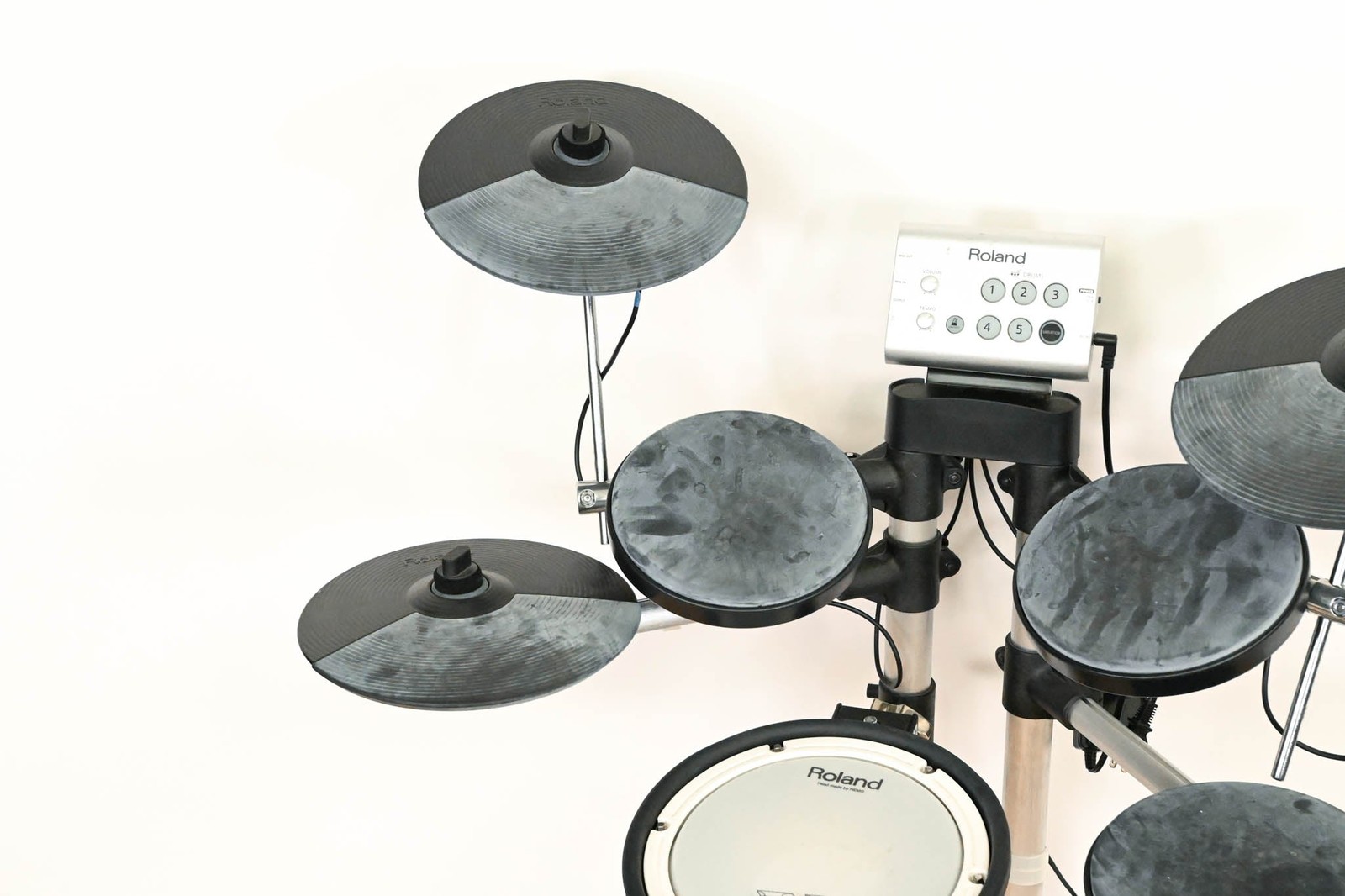 Roland HD-1 V-Drums Lite Electronic Drum Kit w/ Drum Module & Cables CG01T2C
