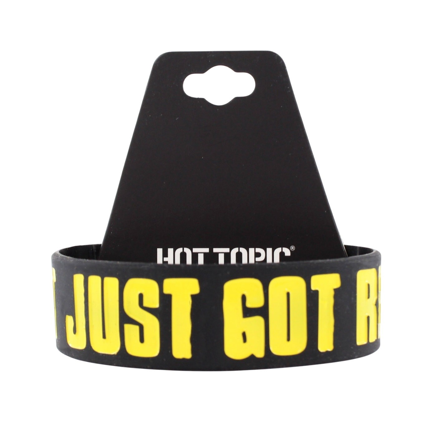 "SH!T JUST GOT REAL" Silicone Wristband from Hot Topic #B2214