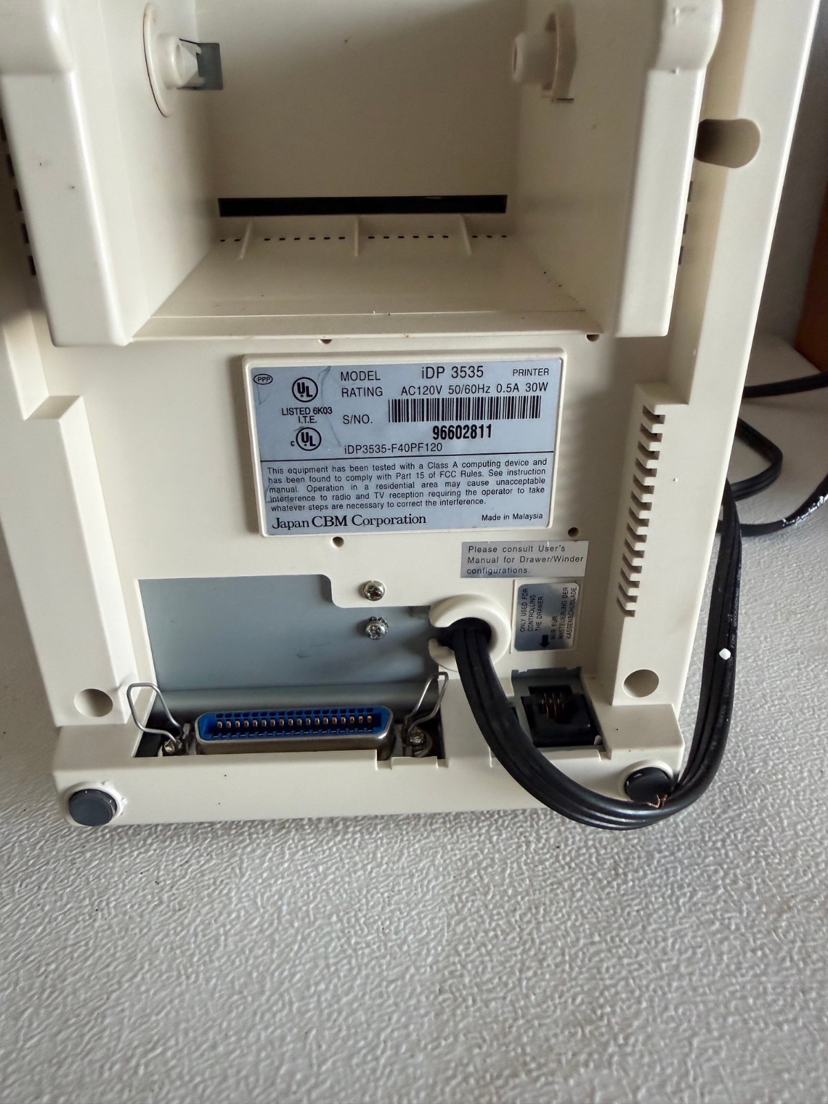 CITIZEN IDP 3535 RECEIPT PRINTER - POWERS ON