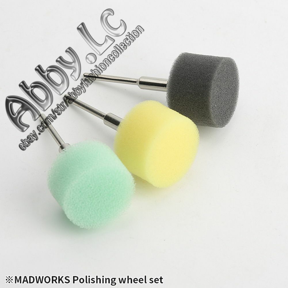for Vehicle Moto Car Model Tool Accessories 3PCs Polish Wheel Set MADWORKS CP005