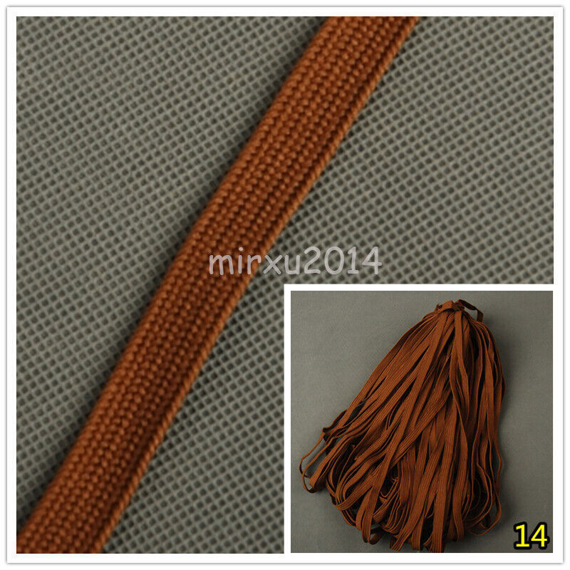 Brown Synthetic Silk Sageo Ito Wrapping Cord for Japanese Samurai Sword Katana