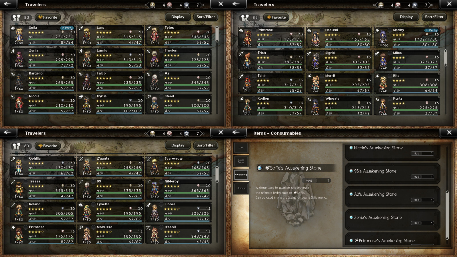 Octopath Traveler Champions of the Continent - Global Starter Account - OT59
