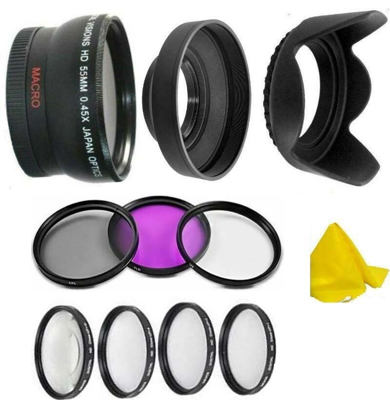 Lens Filter Accessory Kit For Canon EOS R7 with 18-150mm Lens