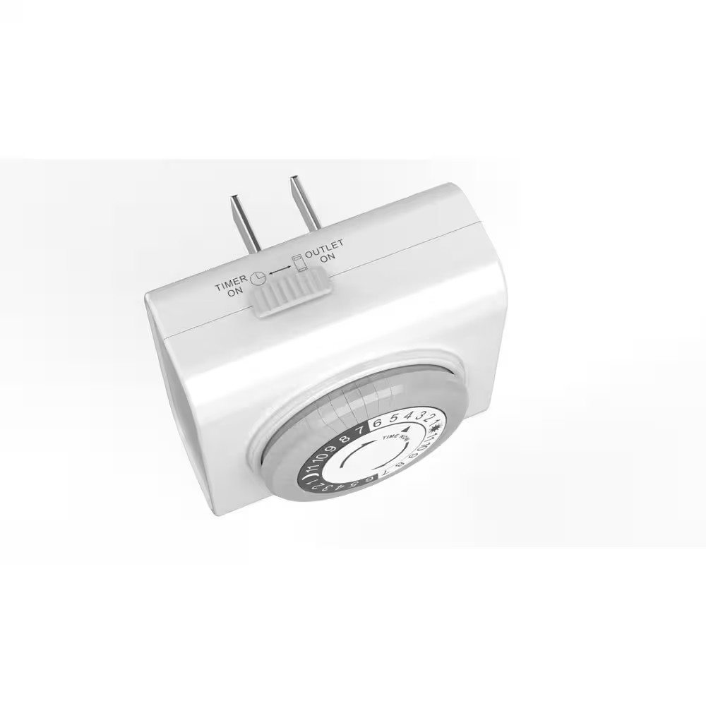 24-Hour Indoor Plug-In Basic Mechanical Timer