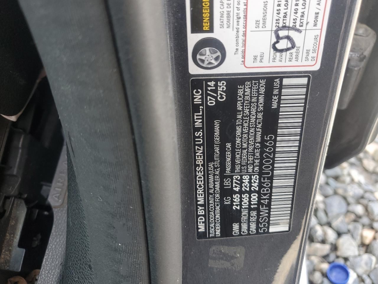 C220 2015 Glove Box 4934426