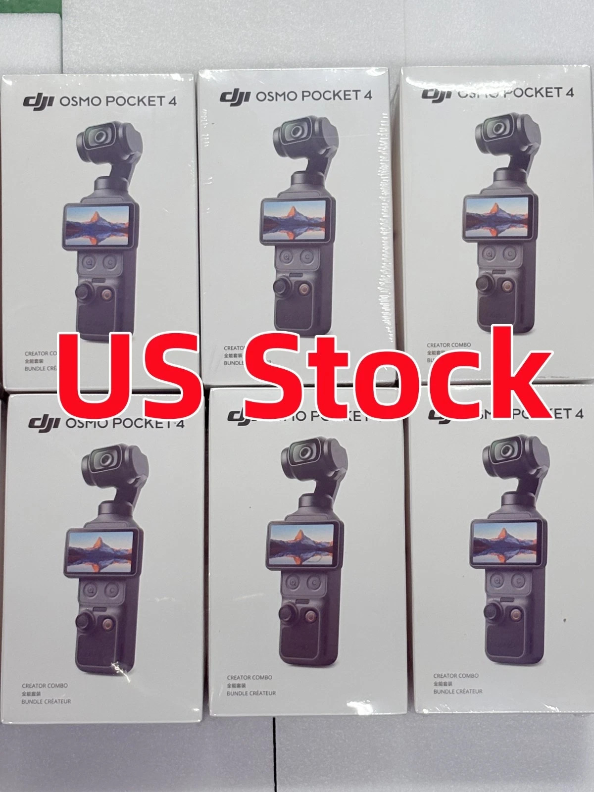 Osmo Pocket Four Creator Combo Handheld Stabilizer 4k Camera New US Shipping