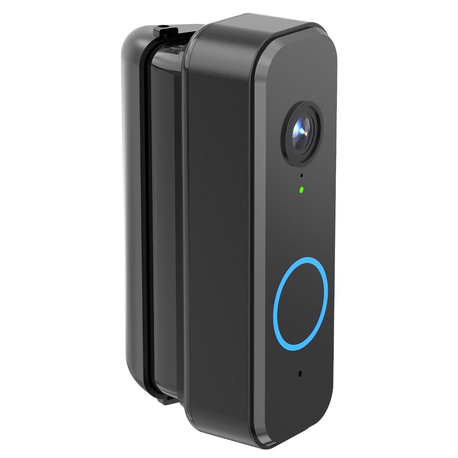 Adjustable Doorbell Angle Mount, 35 to 55 Degree Corner Mount for Black