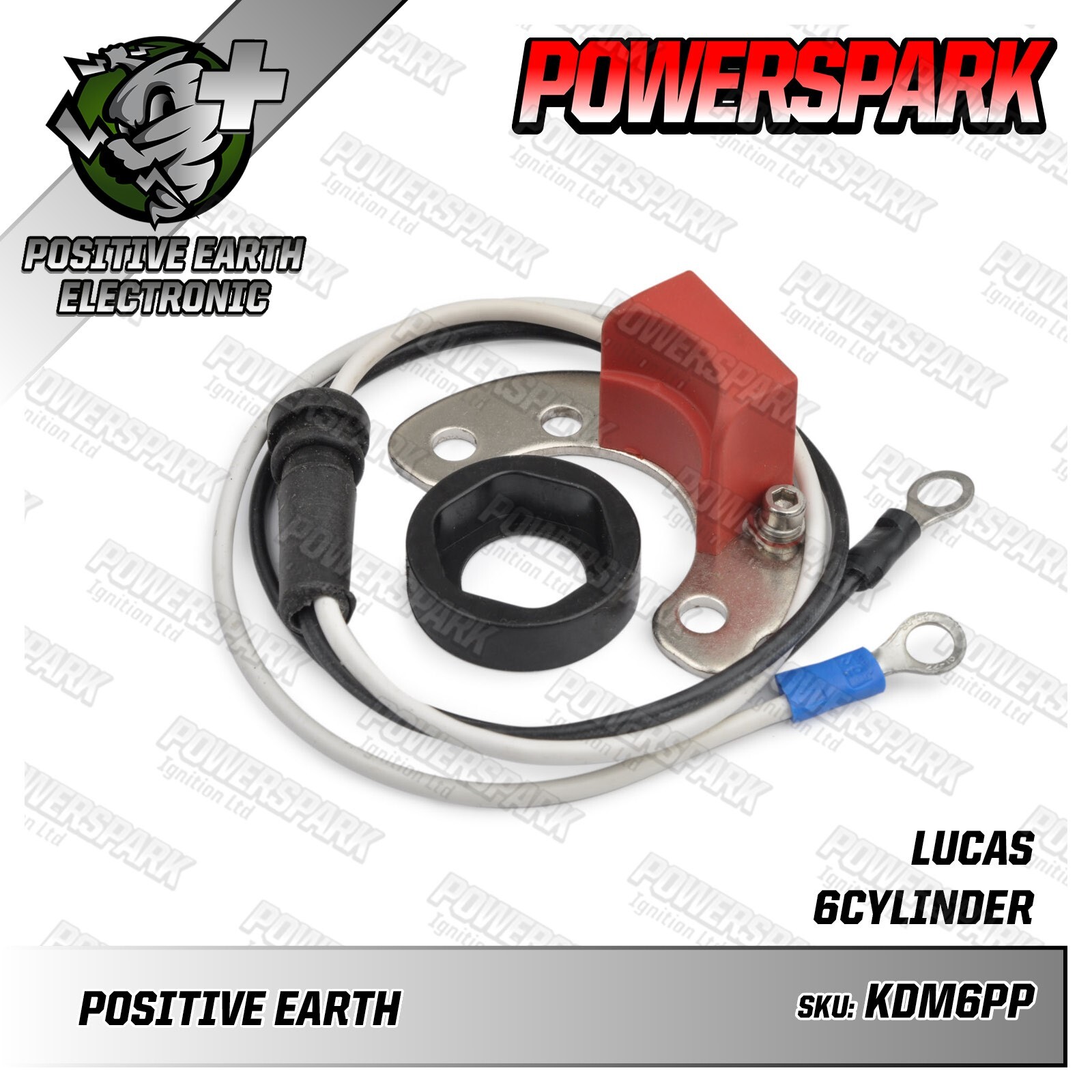 Electronic Ignition Kit for Lucas DM6 DMB6 and DMBZ6A Distributor Positive Earth