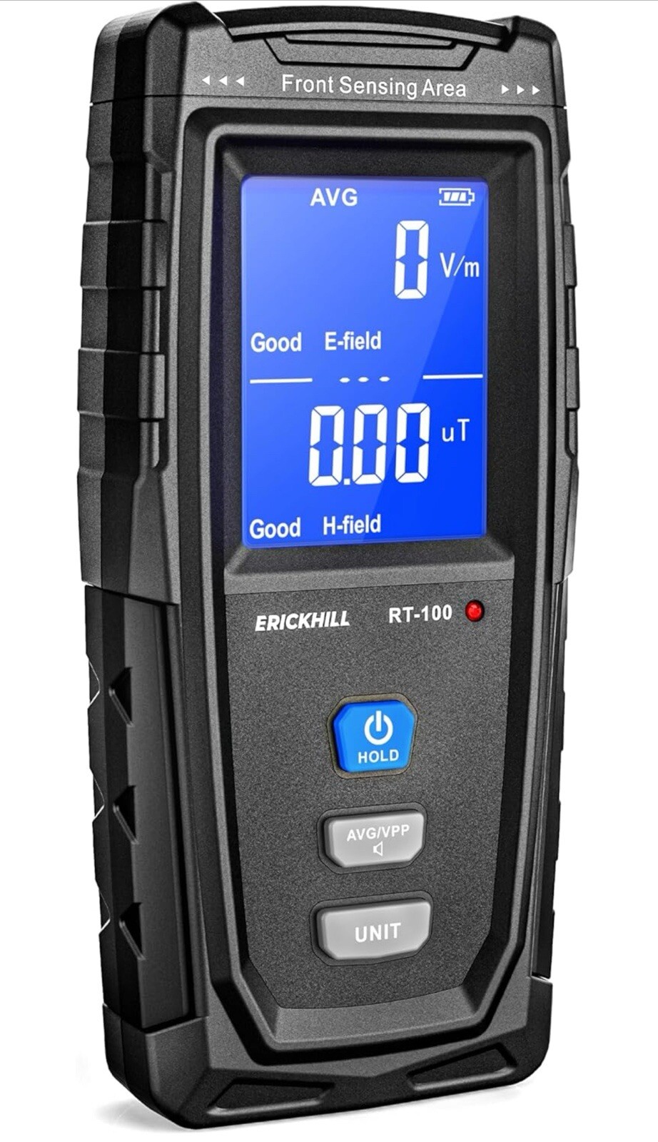 ERICKHILL EMF Meter, Rechargeable Digital Electromagnetic Field Radiation