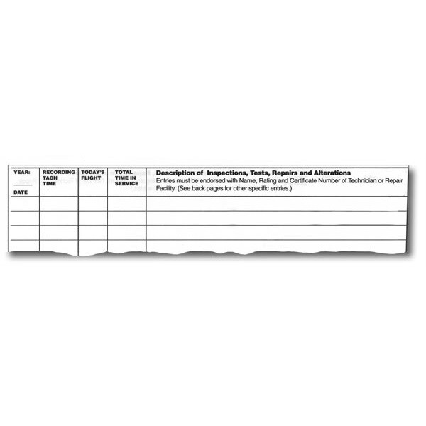 ASA Engine Log - Logbook SE-2 (Red, Hardcover, 96 pages)