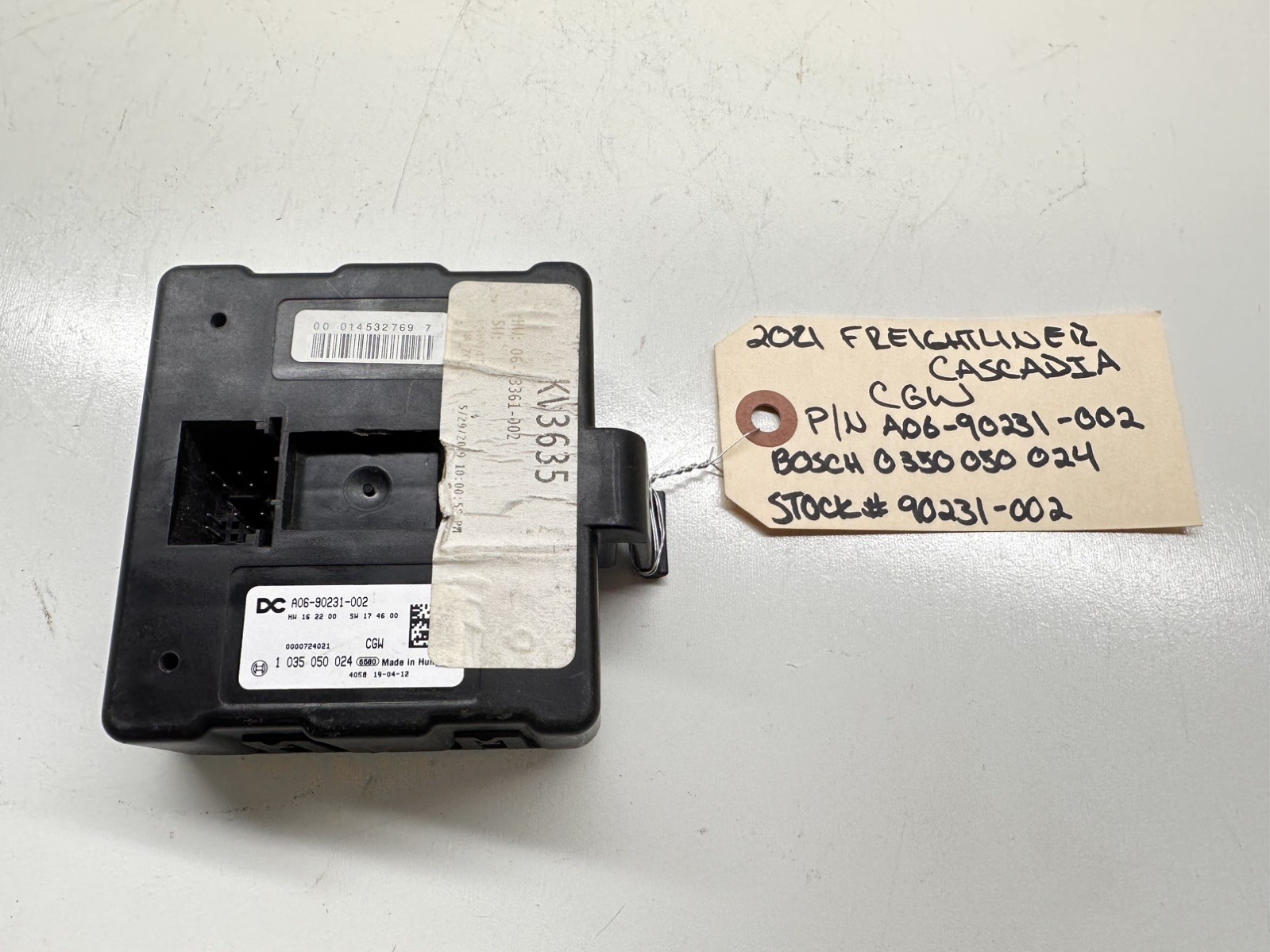 2021 Freightliner Cascadia CGW Module A06-90231-002 1035050024 Bosch
