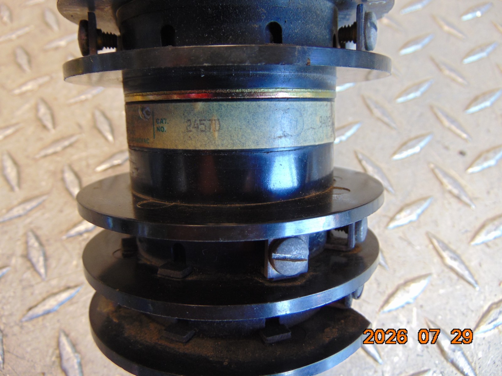 Electroswitch 2457D Series 24 Rotary Switch Breaker Control - chipped