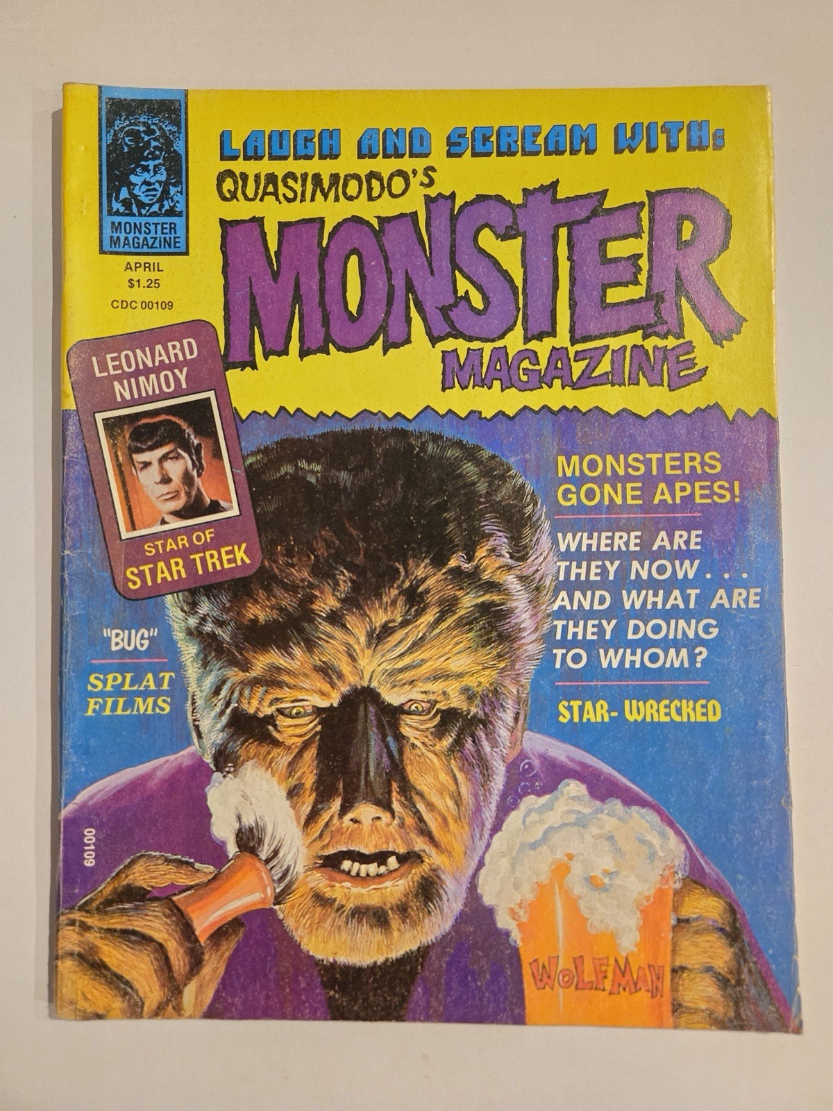 Quasimodo's Monster Magazine Vol 2 #7 April 1976 Horror Magazine