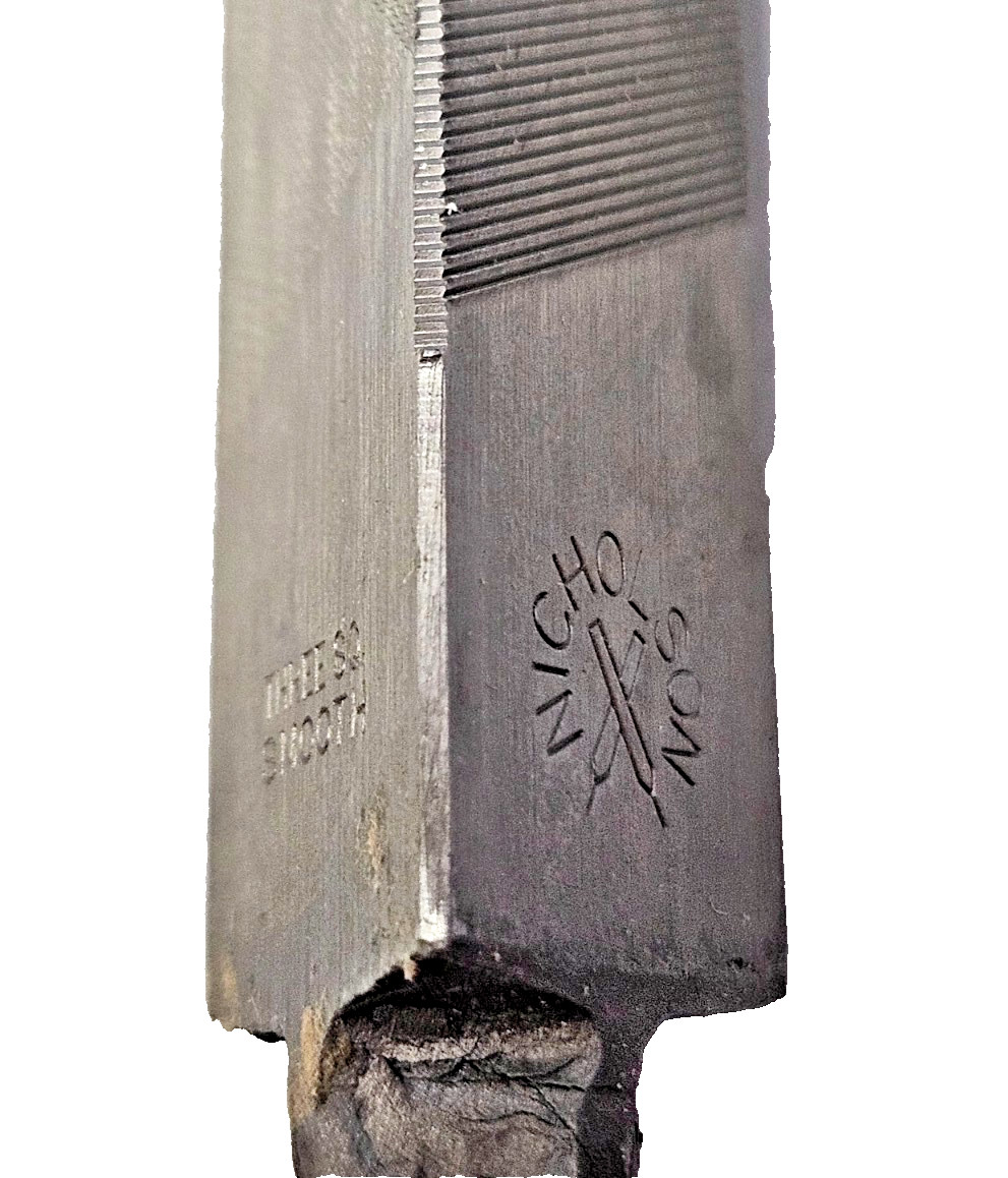 10" Triangular File 16213N Nicholson Smooth Double Cut Three Square 3 Square