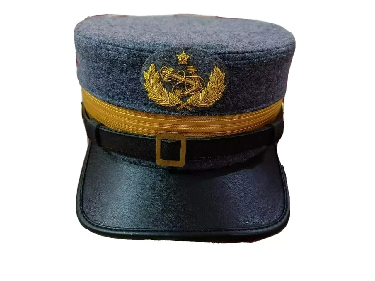 Civil War Confederate Naval Officer Visor Cap – Rare Replica Hat | All Sizes
