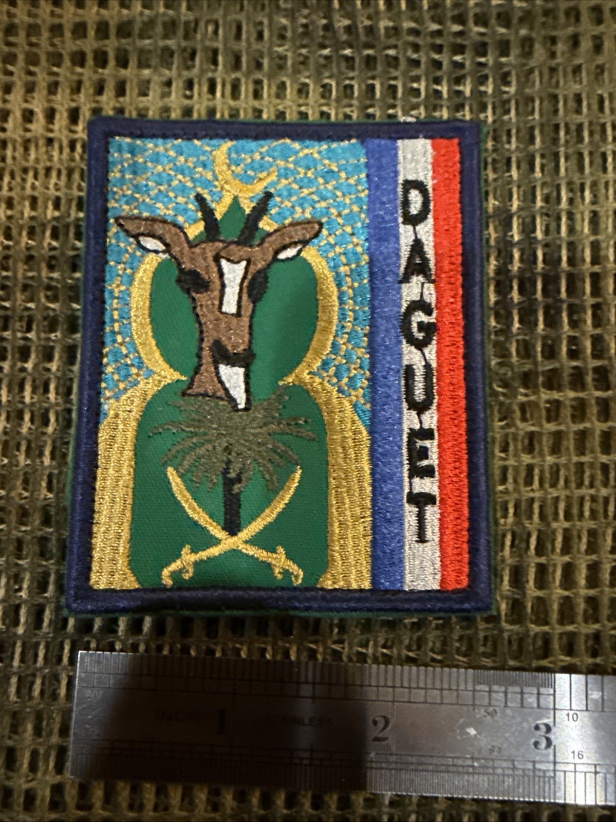 French NATO Forces Forces Operation DAGUET Pocket Patch FFL