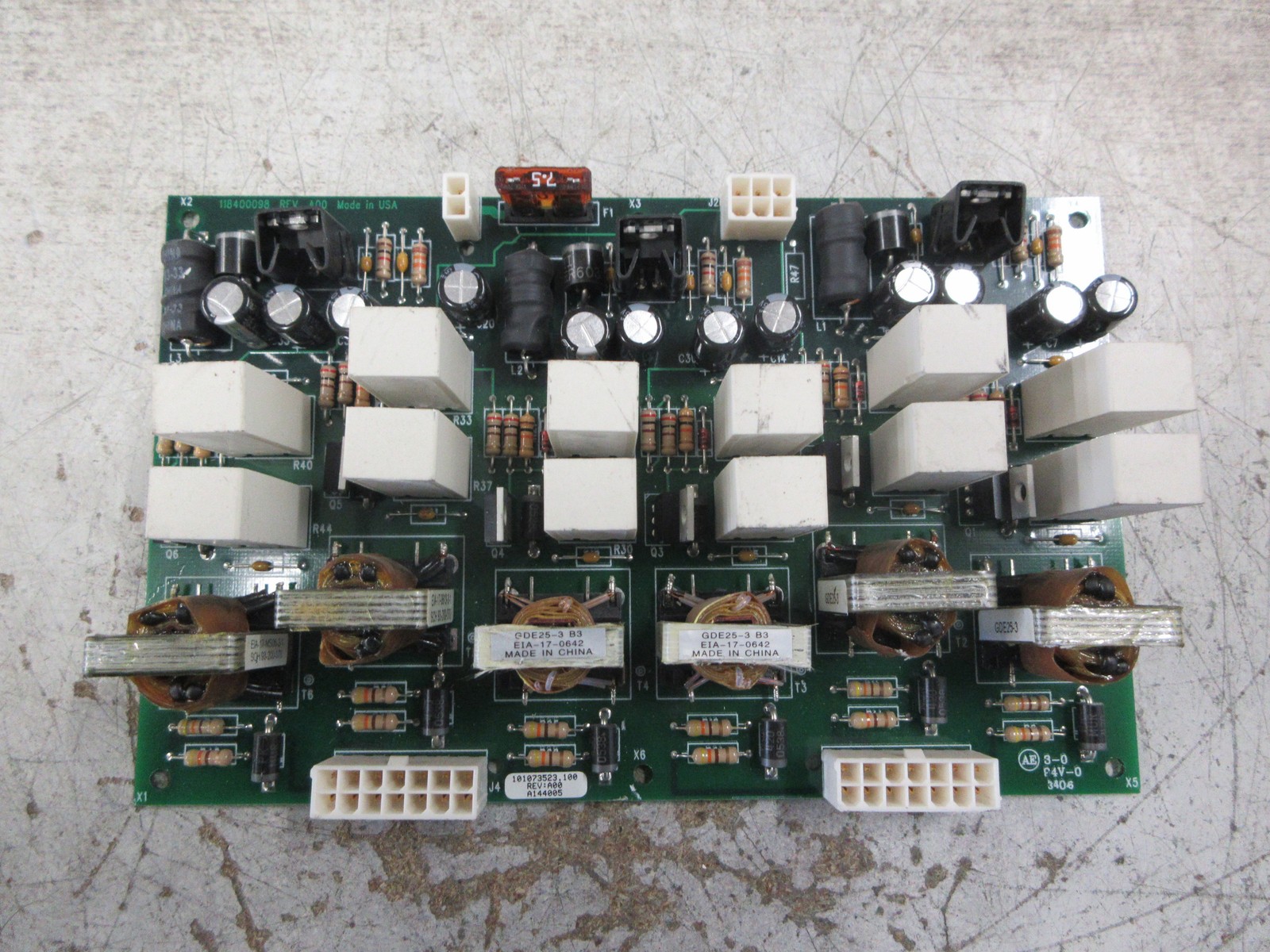 Eaton Power Supply Board 101073523.100 Rev. A00 Used