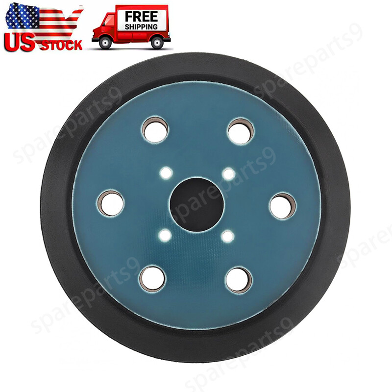 6" 6 Hole Orbit Sander Backing Pad for Ridgid R2611 Hook and Loop Sanding Pad