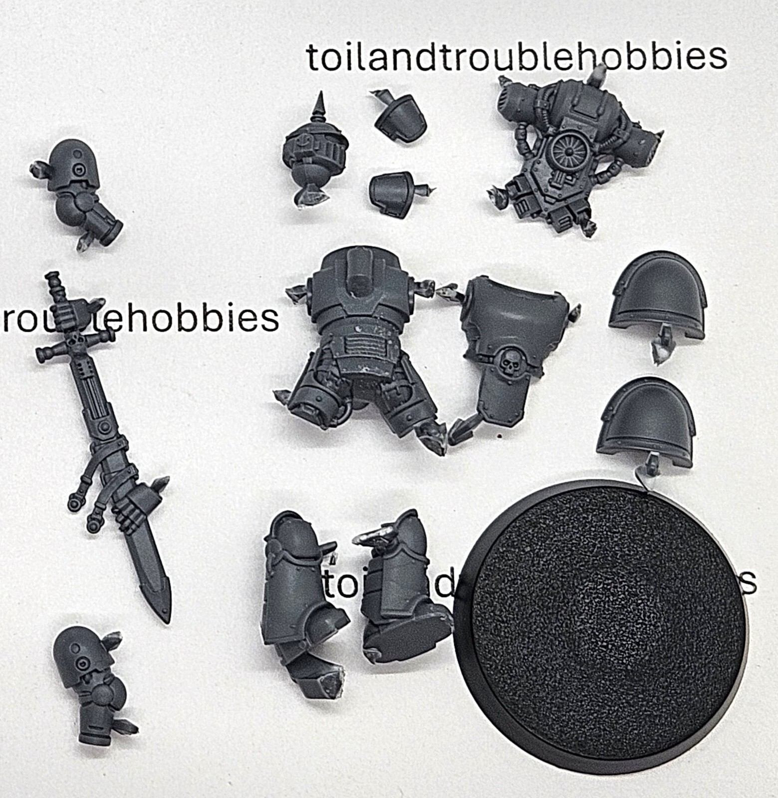 Horus Heresy Warhammer 40k Mk III Space Marine Drawing Power Sword Single Figure