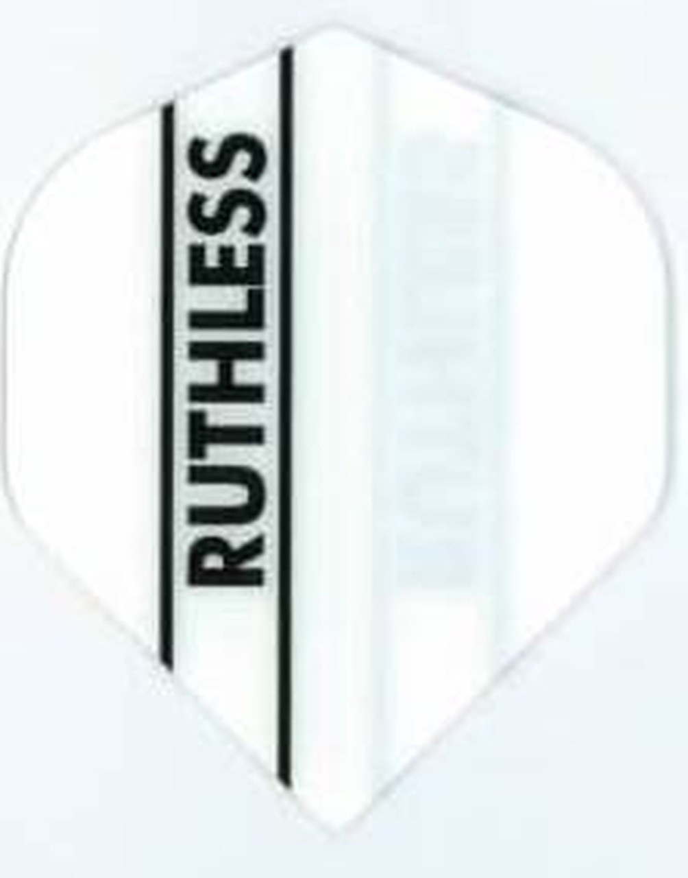 WHITE RUTHLESS Standard Flights 100 Micron Ex-Tough  5 Sets (15 flights) tracked
