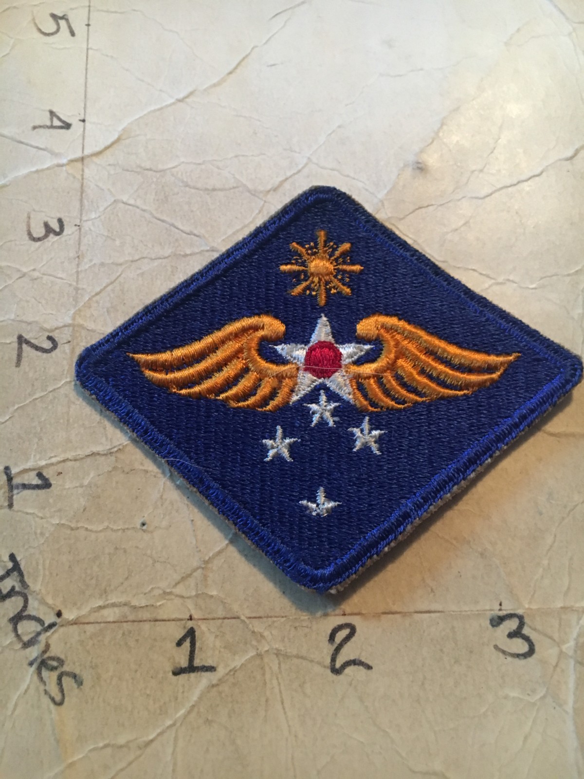 WW2 to Korea era US Army Far East Air Force c/e no glow USAAF Patch 5/22/25