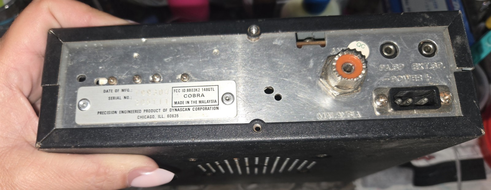 Custom Performance-Tuned Cobra 148GTL 40 Channel 4W ANL w/ Microphone