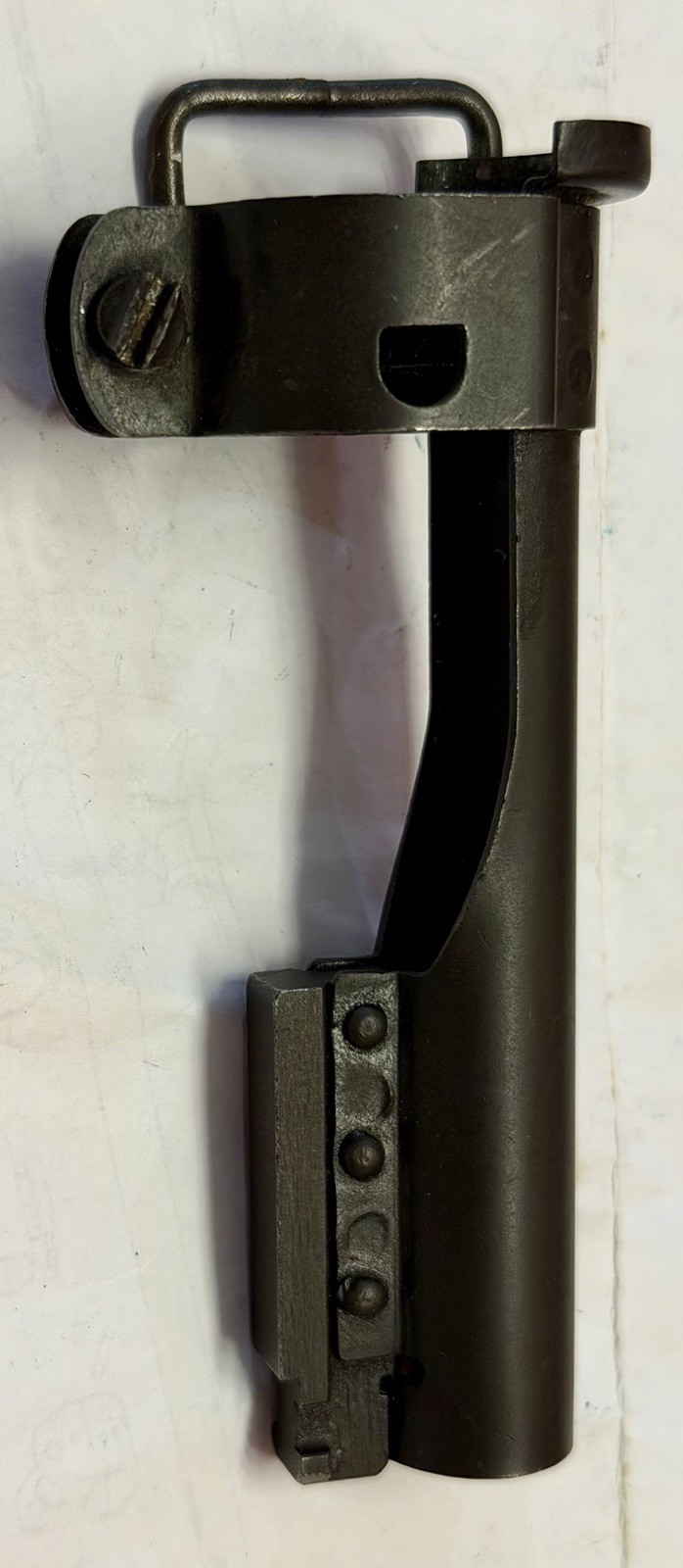 %%% M1 CARBINE TYPE 3 BARREL BAND WITH BAYONET LUG JMQ STAMP %%%