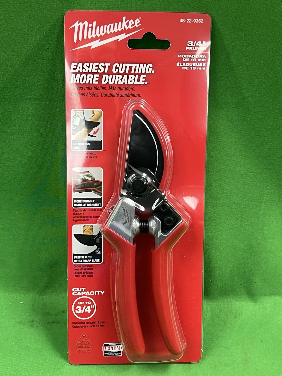 Milwaukee 48-22-9363 3/4" Heavy Duty Pruner NEW (E12)