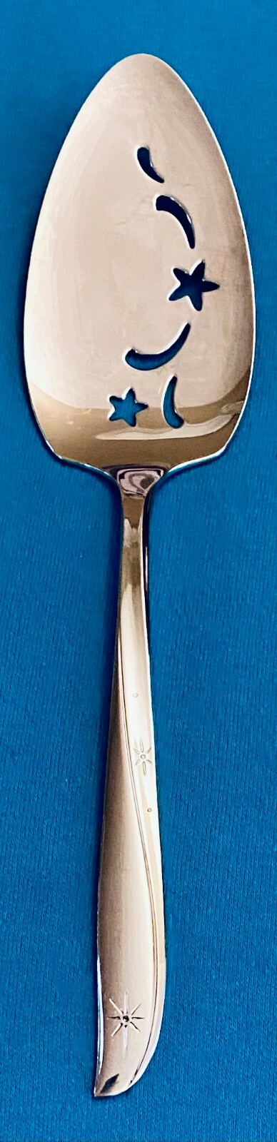 Oneida TWIN STAR Pierced Pie Cake Server 9 1/2" Stainless Flatware Community
