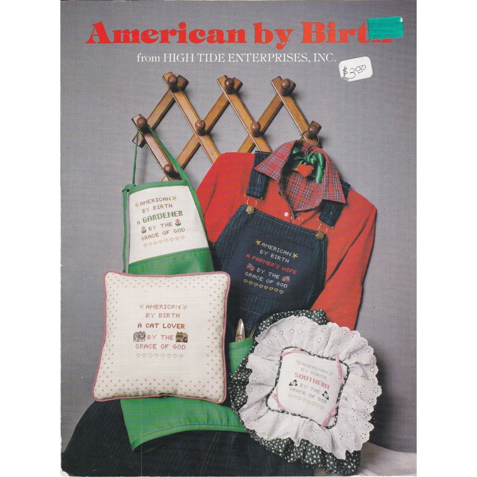 Vintage Cross Stitch Patterns, American by Birth by Beth Gardner, High Tide