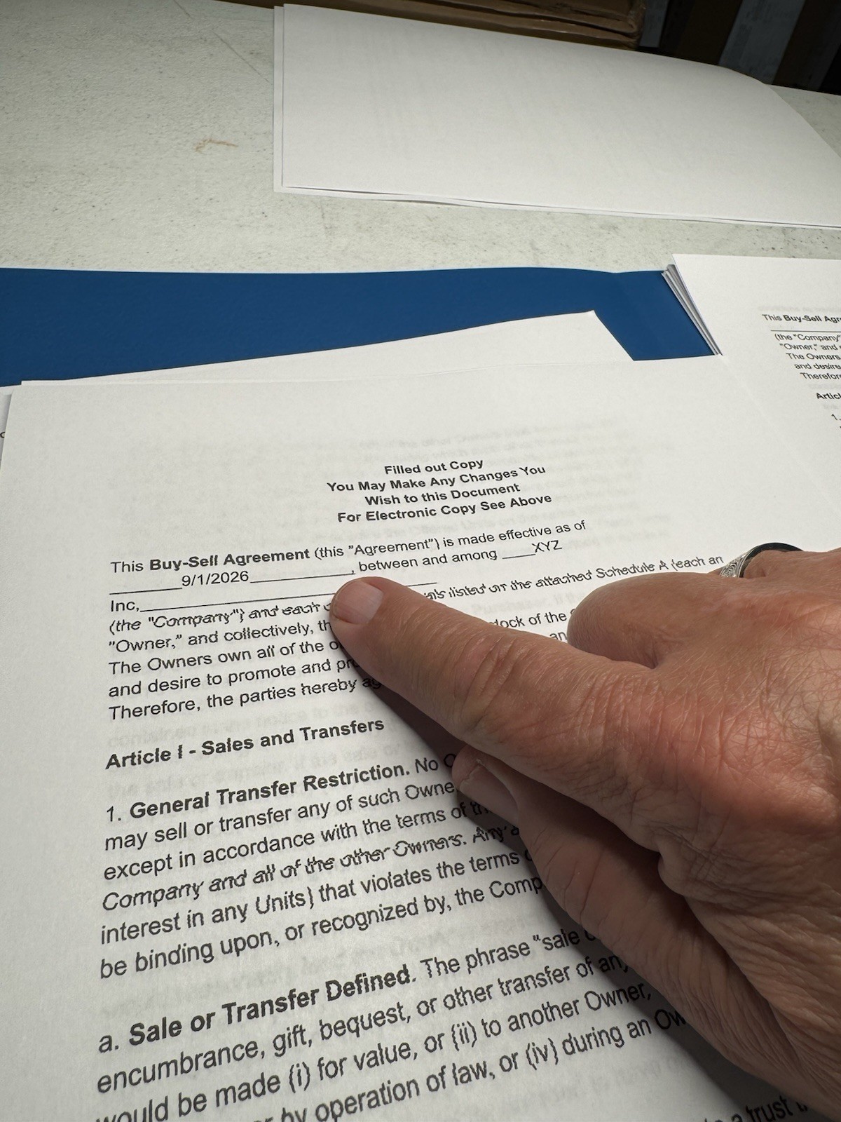 Buy Sell Shareholder Agreement
