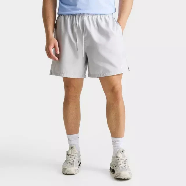 Nike Men’s Club 6” Woven Flow Shorts - Photon Dust Gray White FN3307-025
