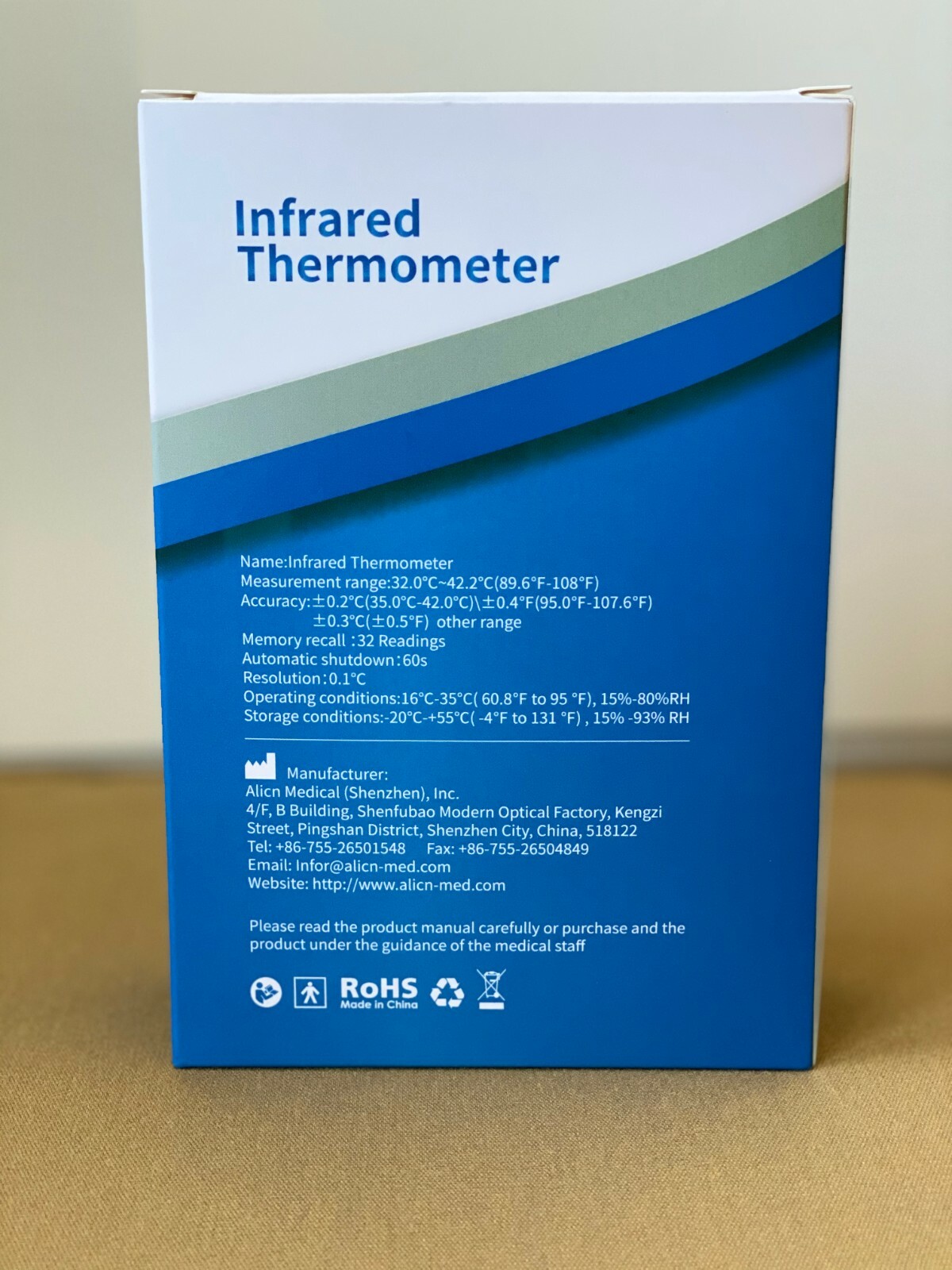 Non-Contact Forehead Infrared Thermometer
