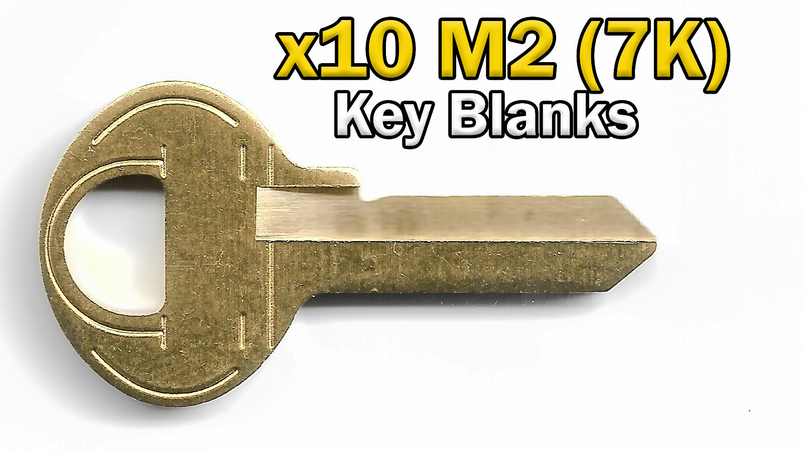 Master Lock M2 (7K) x10 Keyblanks | Master Lock 7K Padlock Blanks | 