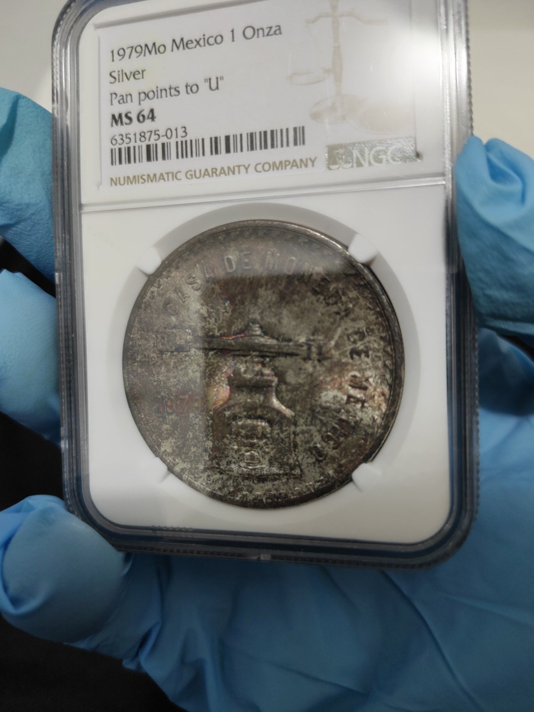 1979 1 oz Balance MS64 NGC with Toning