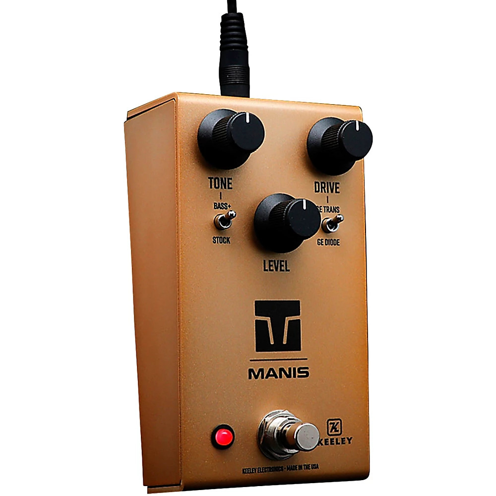 Keeley Manis Overdrive Effects Pedal Black Gold