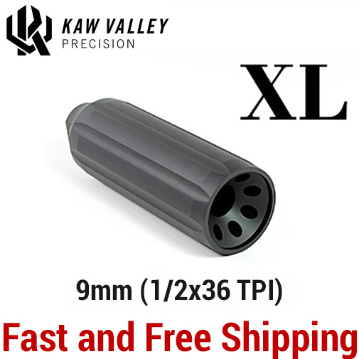 Kaw Valley Precision XL Extra Long Length 9mm Linear Comp/Compensator 1/2x36 TPI