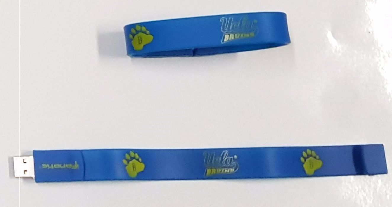 UCLA Bruins USB Flash Drive Wristband Bracelet Memory Stick 2.0 GB