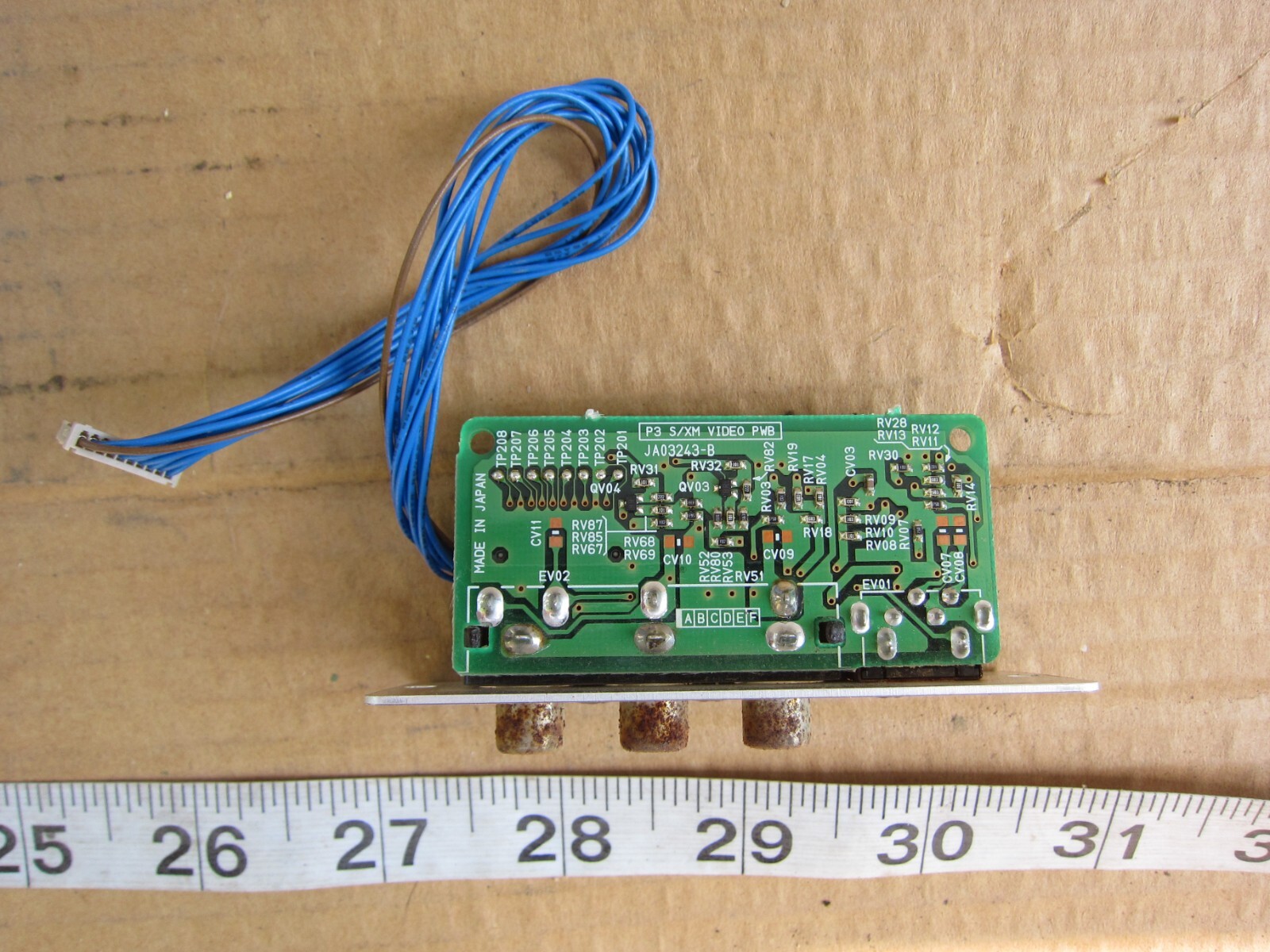 Hitachi P3 Video PWB JA03243-B Circuit Board, Used