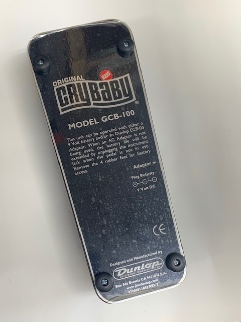 Jim Dunlop BASS Crybaby GCB-100 Wah Pedal Used Long-term Stock
