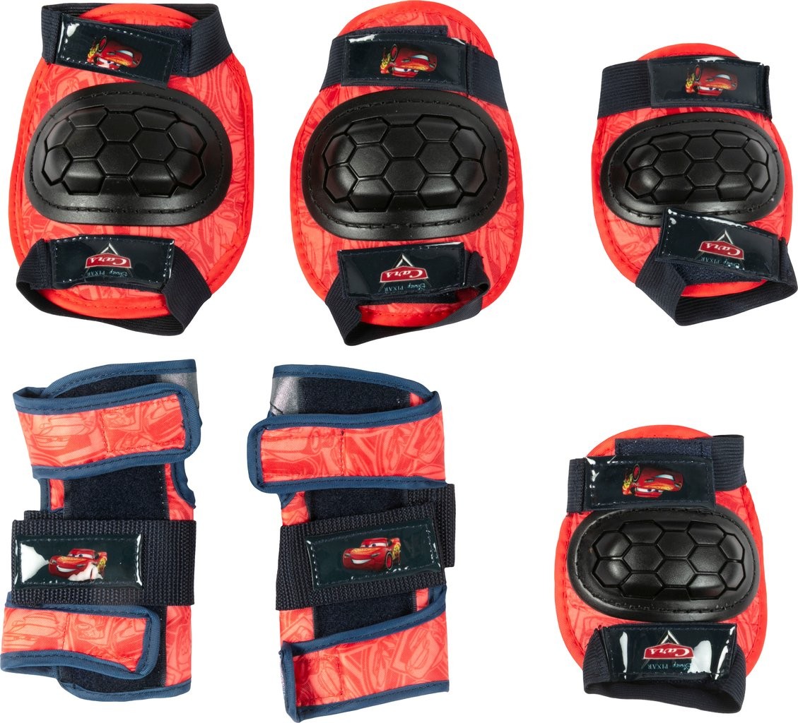 TATAWAY Disney Cars 3-6 Years Knee Pad and Wristband Kit SizeS