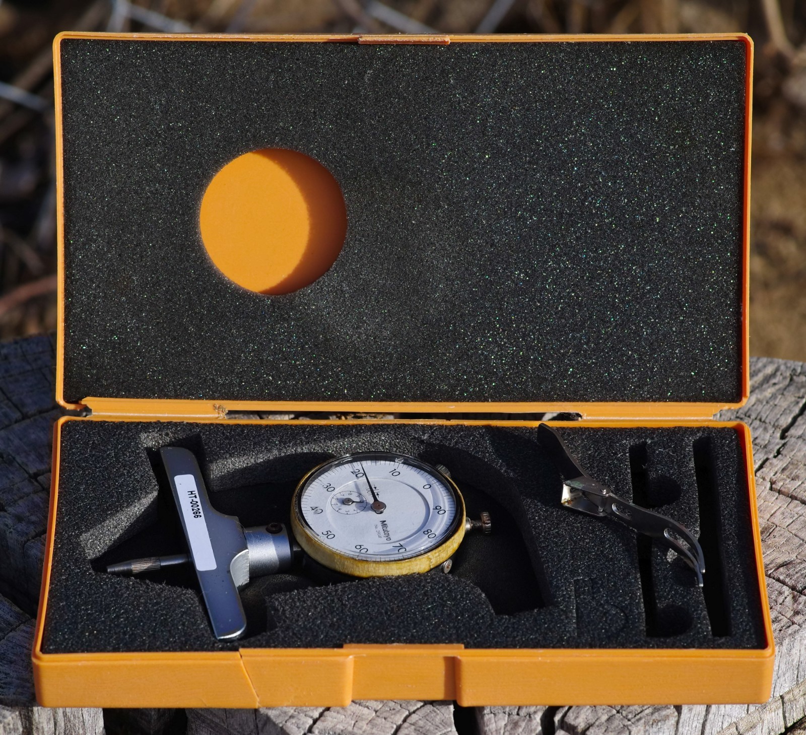 Mitutoyo No. 2904F Dial Gage Machinist Toolmaker Tool In Case Made in Japan