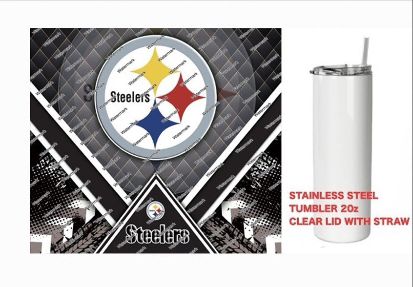 STEELERS      -  Tumbler 20 oz Stainless Steel