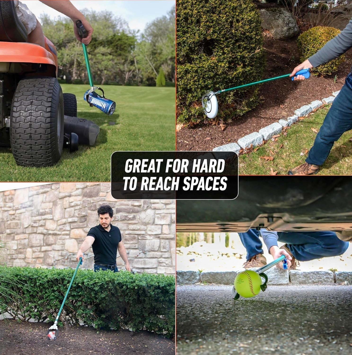 Trash Picker Upper with Built-in Magnet